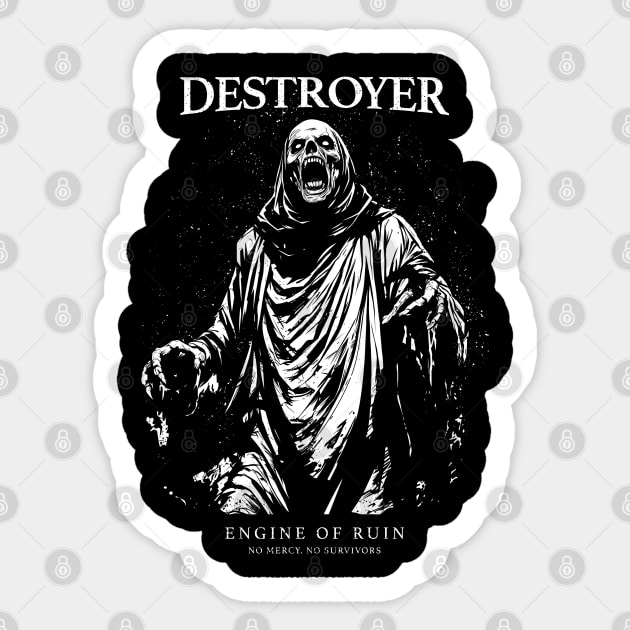 DESTROYER Sticker by artslaves